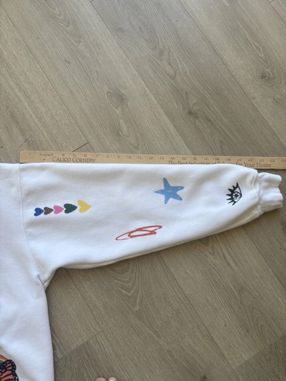The Mayfair Group x I SCREAM COLOUR Somebody Loves You White Sweatshirt S/M Cruz - Picture 10 of 14